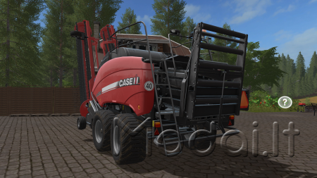 Case IH BigBaler LB-434 + Nadal R90