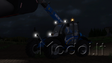 NEW HOLLAND LM 742 WITH REAR HYDRAULICS