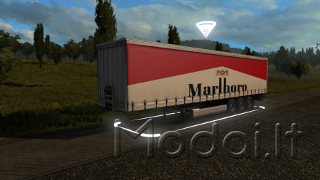 Ets2 trailer skin "Marlboro" by Aurimasxt