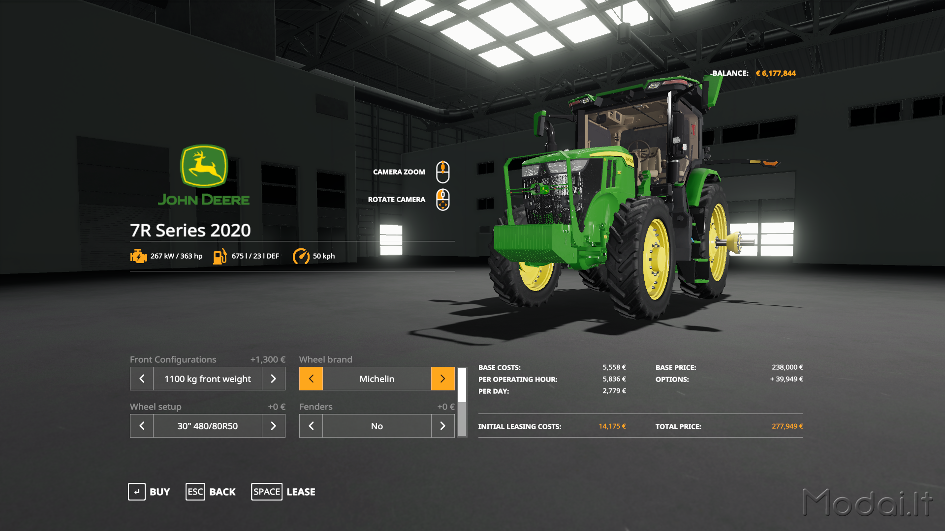 John Deere 7r8r8rt8rx 2020 Us Version Modailt Farming Simulator